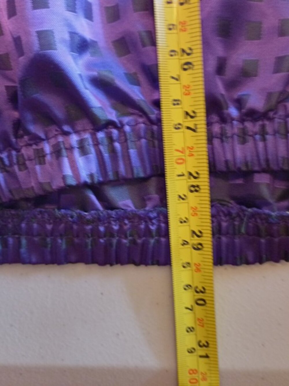Vintage Surf Style 1/4 Zip Iridescent Purple Windbreaker Jacket Adult Large - Picture 6 of 7